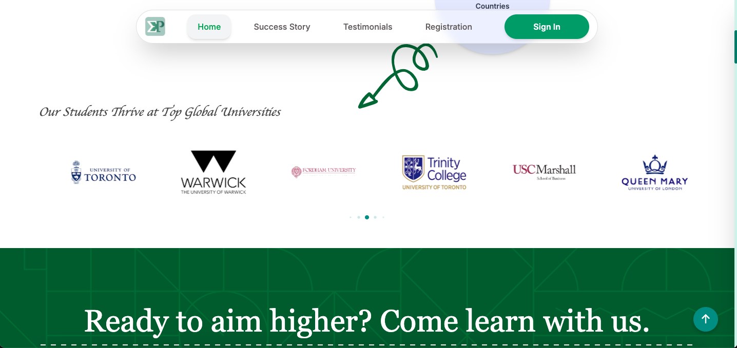 Education Planet homepage screenshot